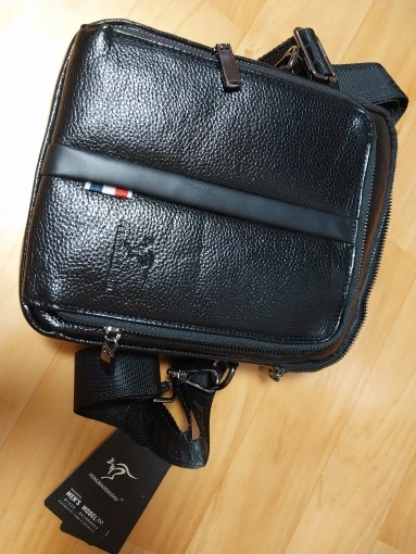 Bolsa de Couro Transversal Masculina photo review