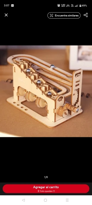 Spiral Marble Run 3D Wooden Puzzles for Adults and Teens DIY Model Building Kits with Mechanical Puzzles  photo review