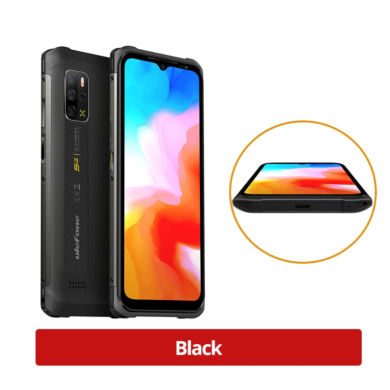 Ulefone-スマートフォン,アーマー,12 5g,防水,頑丈,Android 11 8GB ...