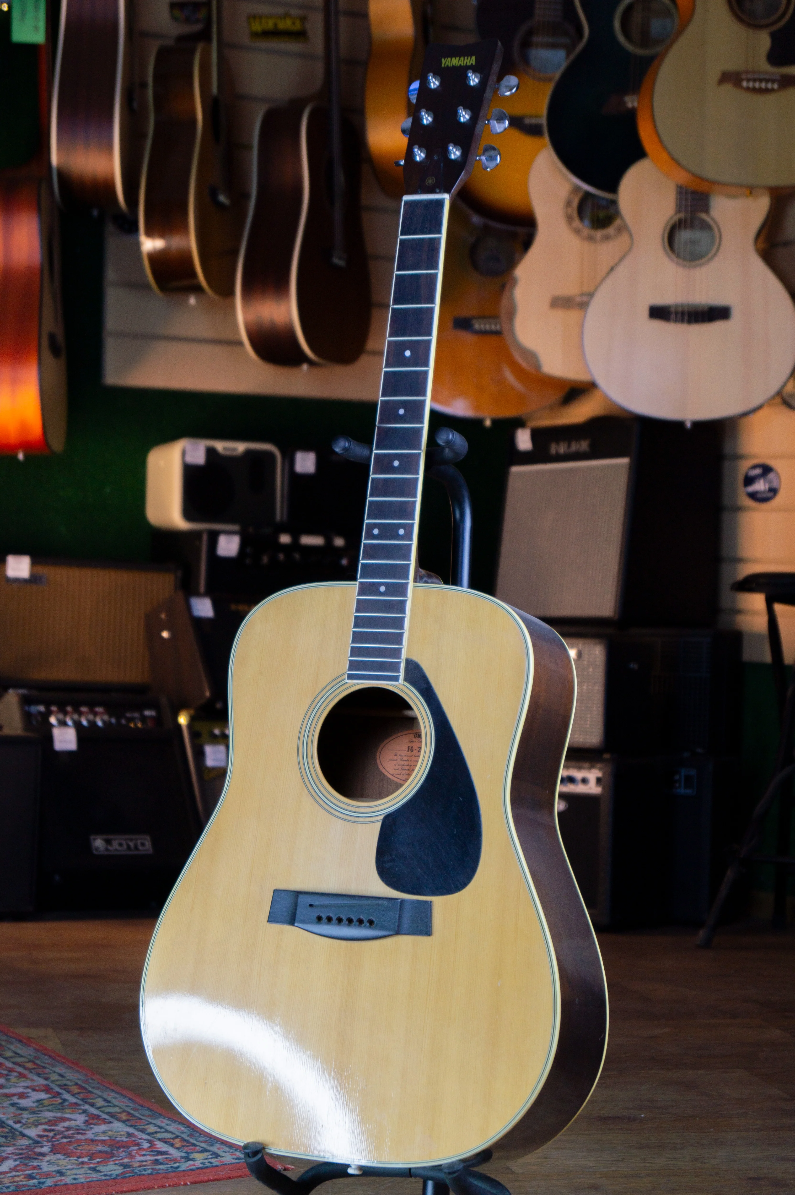n*0様 YAMAHA FG-201B Yamaha FG201B Vintage Acoustic Guitar MIJ Demo - YouTube