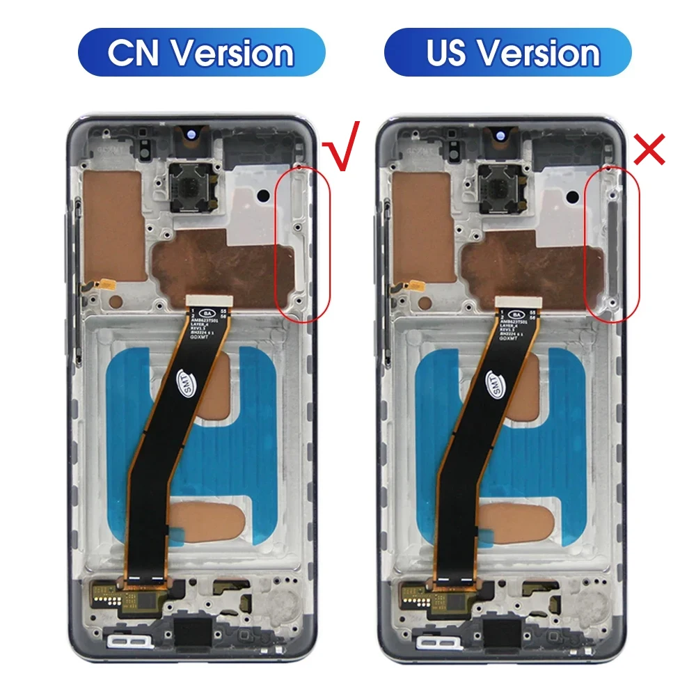 LCD ÷  ġ ũ,   TFT ũ, Ｚ  S20 5G G981B G981F G980 G980F
