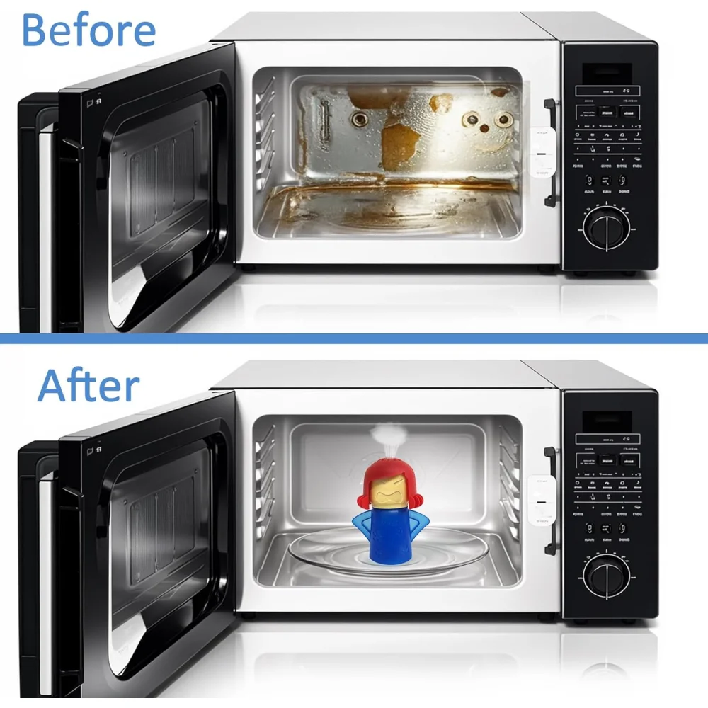 Description Picture 5 of itemMicrowave cleaner, high-temperature steam cleaner, refrigerator deodorizer, easy to clean. Add vinegar and water to fresh steam