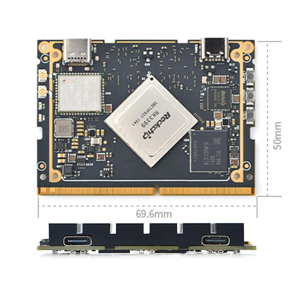 SOM-RK3399V2 CPU BOARD - 4GB LPDDR4 RAM