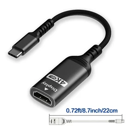 4K USB - C to HDMI Adapter - High - Speed Plug - and - Play Cable Converter - USB Type - C (USBC HDMI 4K60hz)