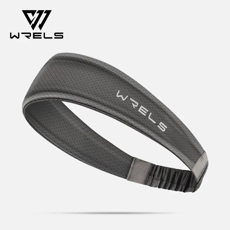 WRELS Fitness Headbands Ice Silk Workout Headband Cooling Forehead Wrap No-Slip Running Sweatband Moisture-wicking Hairband - Image 10
