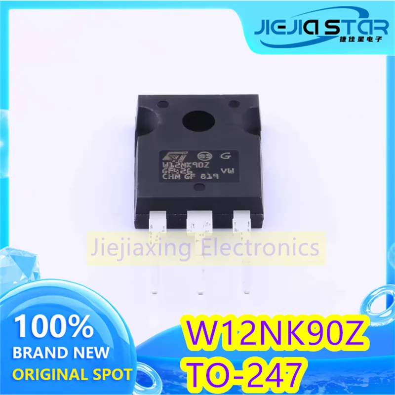 (4/20pieces) STW12NK90Z STW12NK90 New original field effect tube W12NK90Z N channel 900V 11A TO-247 electronics spot