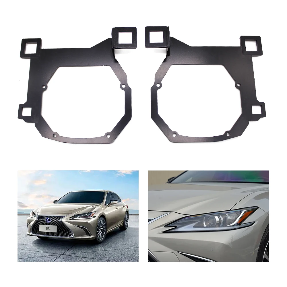 

TAOCHIS Car-Styling Adapter Frame Transition Bracket for LEXUS ES260 2018 LED lamps Headlight Lens Retrofit Frame Modification