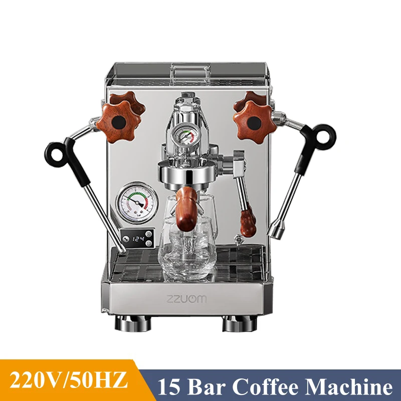 220V/50HZ Professional E61 Class Stainless Steel Programmable Manual Variable Volta Semi-Automatic Coffee Machine for Households