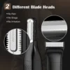 MAXGROOM Electric Body Hair Trimmer Bidirectional Shaving Waterproof Double-edged Razor Blade Groin Pubic Ball Trimmer for Men 3