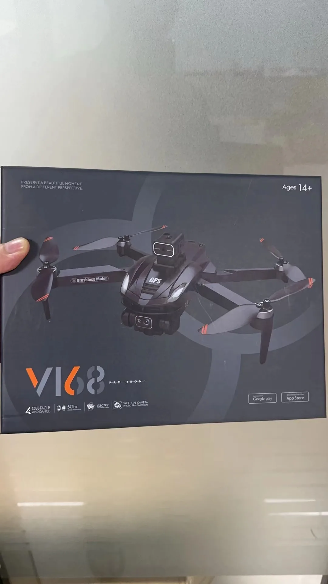 New V168 Drone Professinal Three Camera 8K Wide Angle Optical GPS Localization Four-way Obstacle Avoidance Quadcopter For XIAOMI photo review