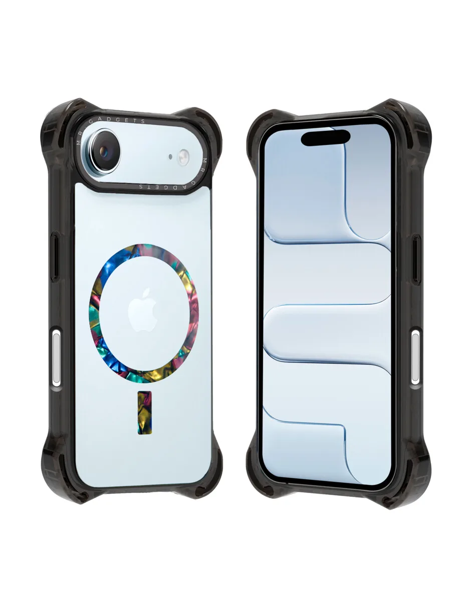 Funda Transparente Ultra Bounce Para Iphone 17 Air Resistente Mr. Gadgets Uso rudo protección color moda