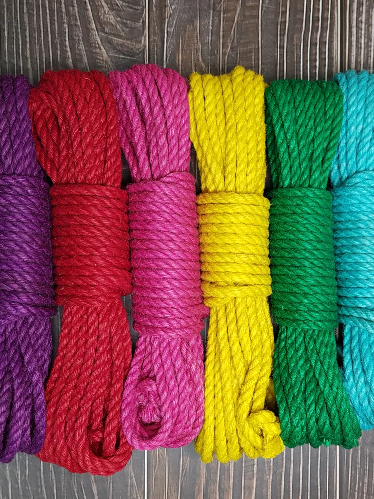 Bondage Jute Rope Japanese Shibari Rope SM Play 6.0MM Jute yarn cotton rope