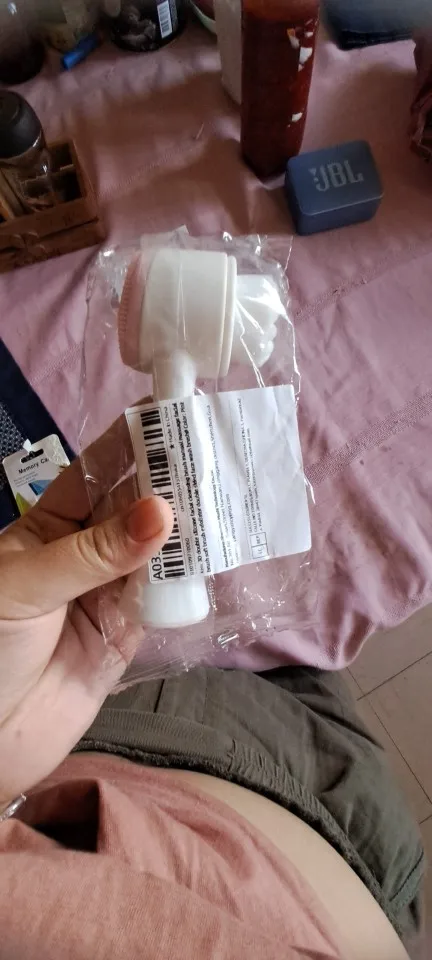 3D Double Silicone Facial Cleansing Brush Manual Massage Facial Brush photo review