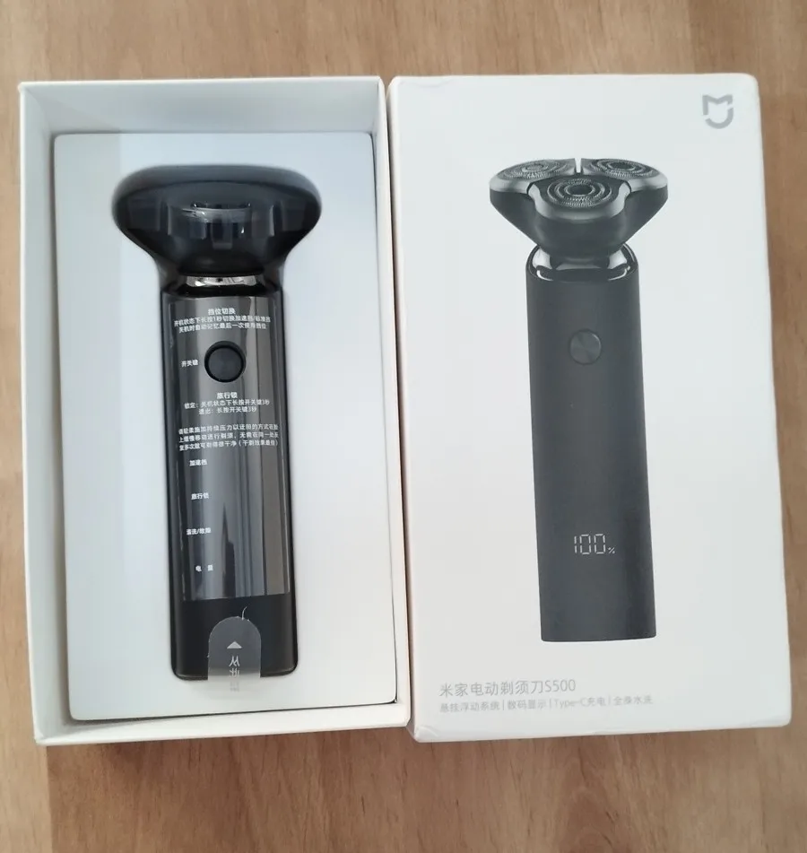 Xiaomi Mijia S500 Electric Shaver Dry Wet Shaving Triple Blade Trimmer photo review