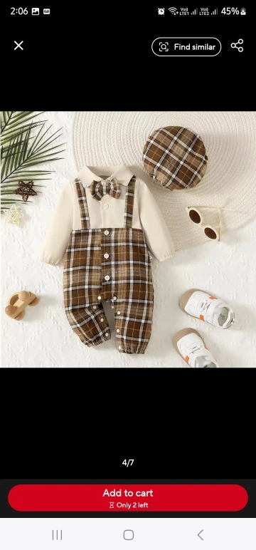 Two-Piece Baby Boy Lapel Suspenders Jumpsuit photo review