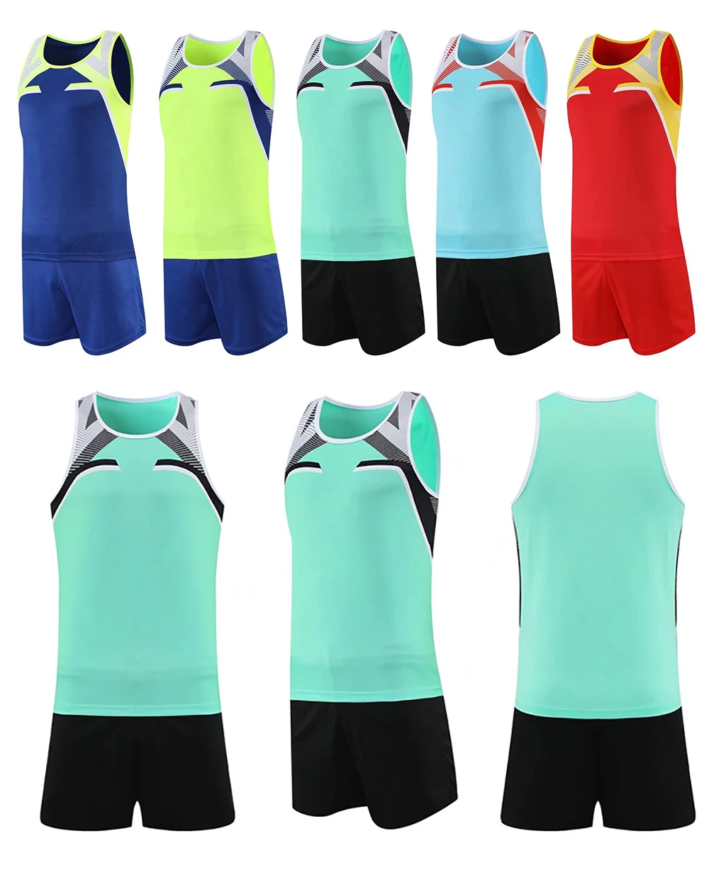 2 Pcs/Set Sports Set Men's Suits Running Shirts/Vests+Sports Shorts Jogging Mens High quality tennis jerseys badminton shirt