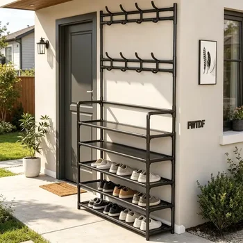 5-Tier Entryway Storage Rack 1