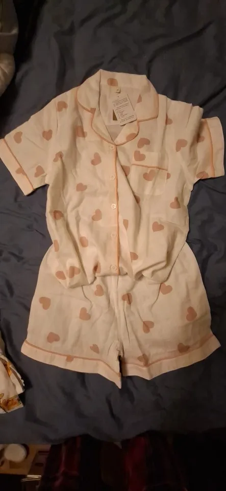 Kitten Short Sleeve Cotton Pajamas photo review