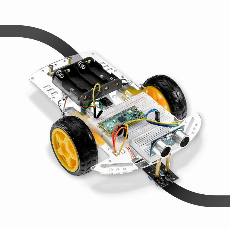 Raspberry pi Pico Avançado Kit Pico w Rp2040 Board com Cabeçalhos 32 Módulos 32 Tutorial Detalhado 32 Projetos Kit Faça Você Mesmo Car Kit - Imagem 3