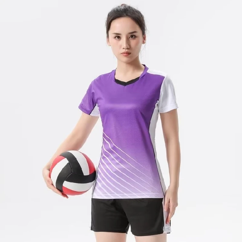 Volleyball Jerseys Unisex Volleyball Set Men Women Tennis Badminton Jerseys Suits Shirt Shorts Team Uniform Customize Breathable