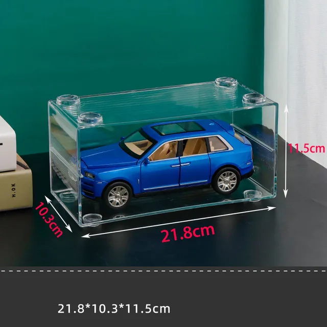 Acryl Vitrine 62x30x20 Cm – Staubdichte Display Box Für LEGO Sportwagen & Modelle, Transparent