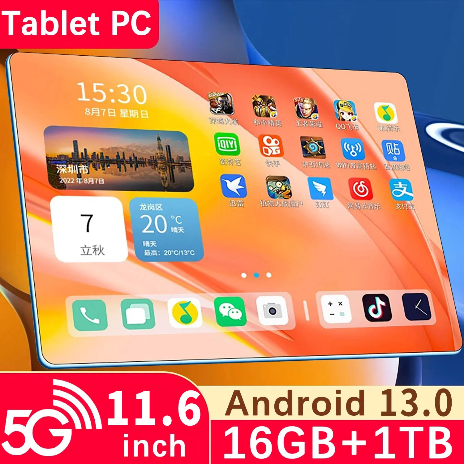 Tablet-Android-com-Cart-o-Dual-SIM-Vers-o-Global-Pad-PC-Dual-WiFi-16GB ...