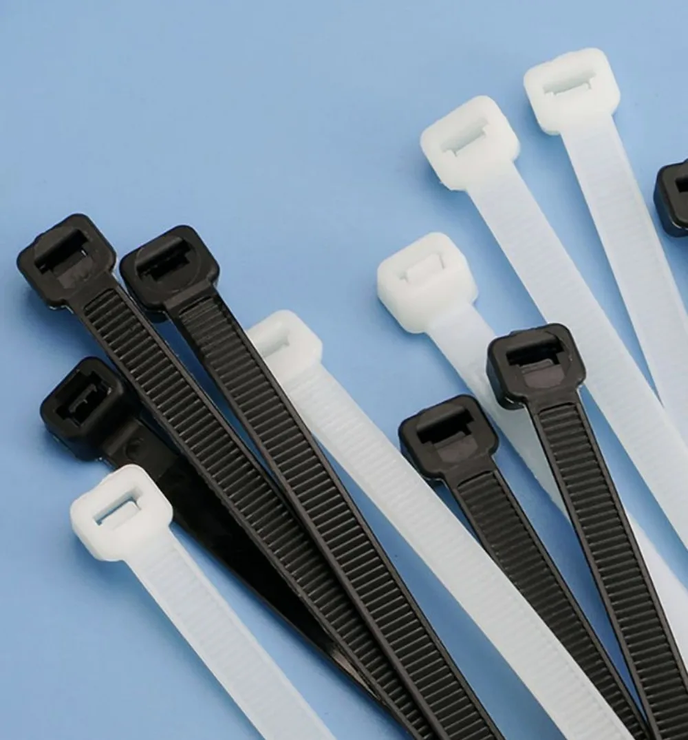 100 Bridas De Nailon Para Cables, Soportes De Base Autoadhesivos Para