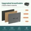 HEFPTURE 7-Drawer Storage Organizer, 3 Small& 4 Large Fabric Drawers, Durable Steel Frame, Versatile Storage for Bedroom 6