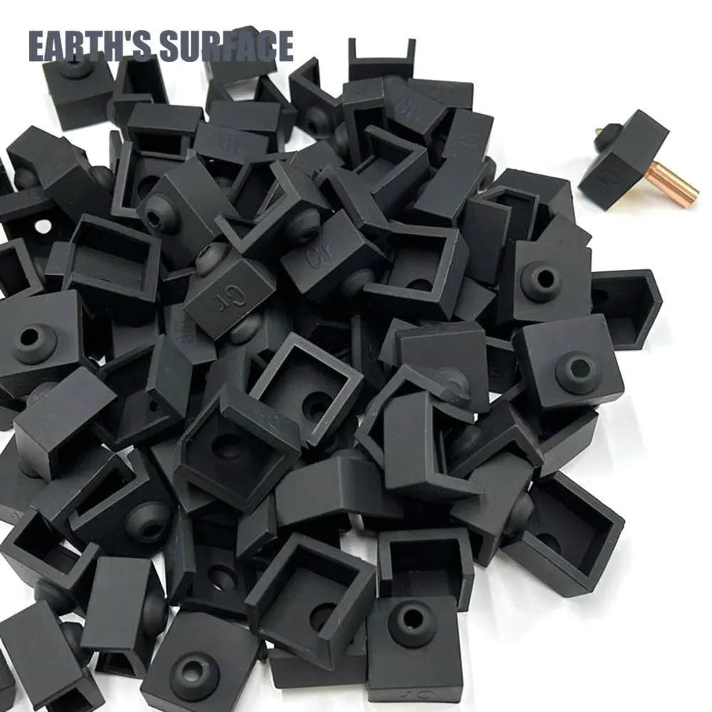 ES-3D Printer Parts 2/5/10pcs MK8 Silicone Sock Heated Block Case Heat Block Nozzle Cover Sheath For Ender 3/CR-10 HotEnd ender 3 5 pro parts assembled 3d printer parts mk8 extruder hot end kit 24v 1 75mm 0 4mm nozzle aluminum heated block parts