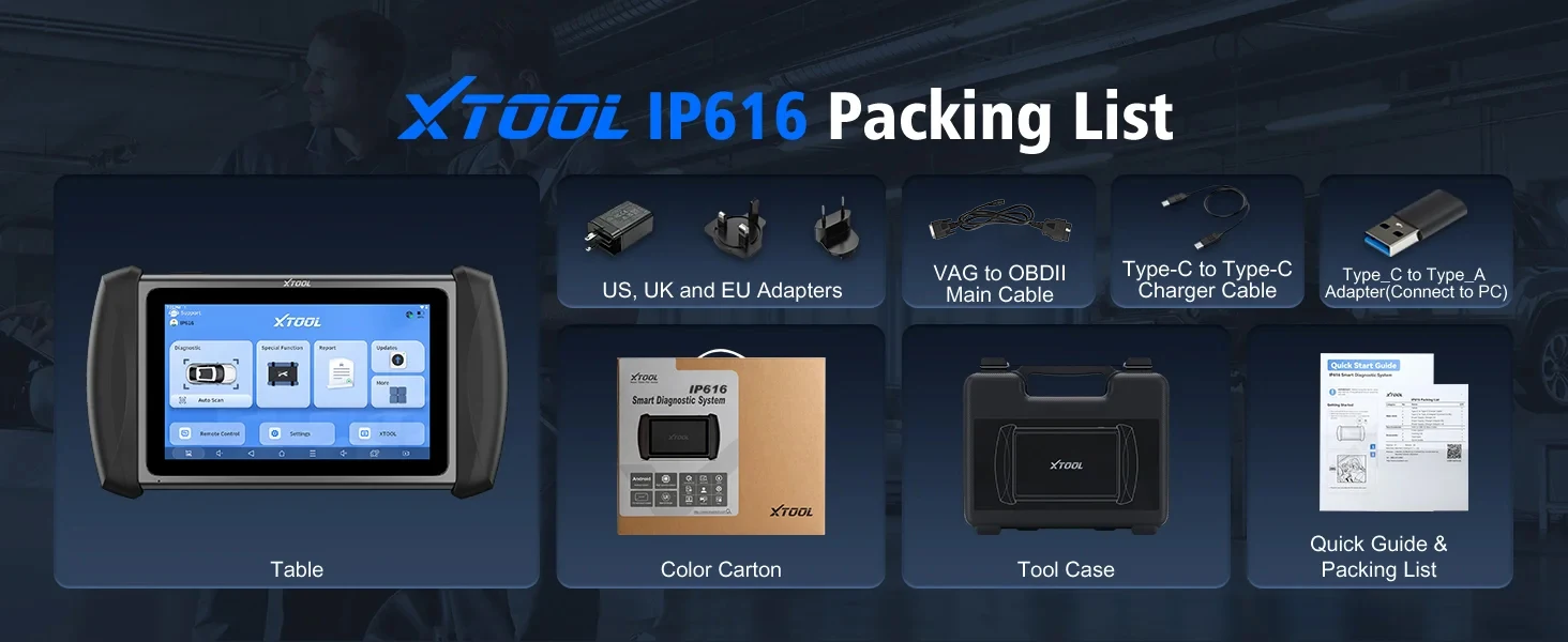 XTOOL InPlus IP616 V2.0 Alle Systeme Auto-Diagnosegerät Bidirektionaler Scanner Mit 34+ Reset-Diensten CAN FD DOIP FCA Lebenslange Kostenlose Updates – Detail 14