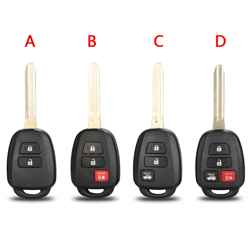 

Чехол для автомобильного ключа для Toyota, оболочка для ключа от CHR VITZ YARIS Camry Corolla AQUA, брелок для дистанционного ключа