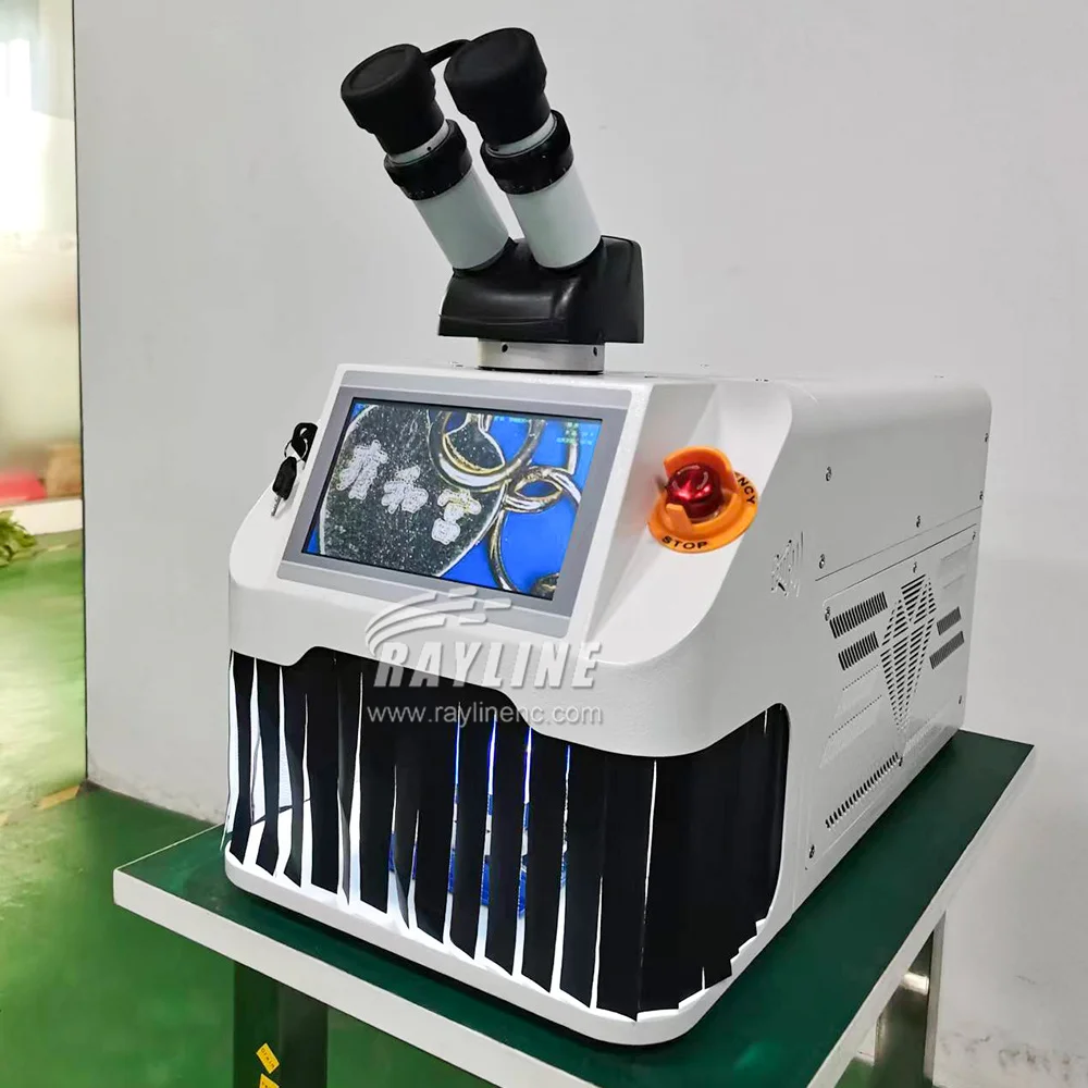 Factory Price 150W Laser Welding Machine For Jewelry Mini Portable YAG Laser Solder CCD Gold Silver Ring Metal Watch Soldering 3