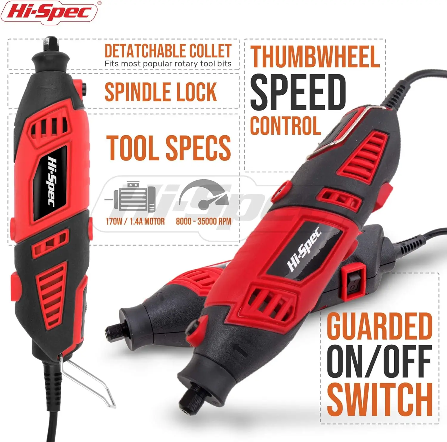 134-Piece Corded Rotary Kit 2