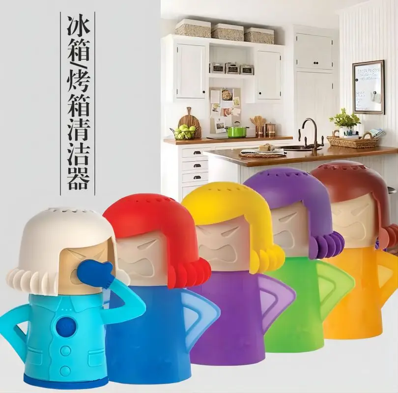 

Household Deodorant Angry Mom Creative Spray Grease Cleaner Microwave Cartoon Cold Mom Refrigerator Cleaner Deodorant