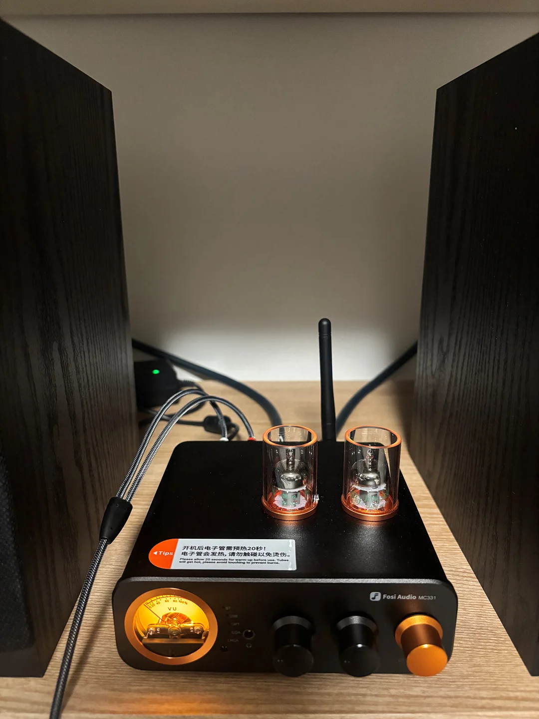 Fosi Audio MC331 2.0 Channel Bluetooth Stereo Integrated Tube