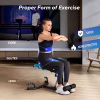 MERACH Deep Squat Machine Adjustable Glutes Trainer Machine Core Leg Push Up Workout Machine Multifunctional Buttocks Machine - Image 3