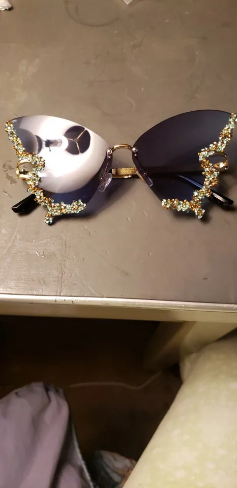 Diamond Butterfly Sunglasses