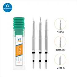 C115 C210 C245 Replacement Soldering Iron Tips Lead Free Heating Core Compatible JBC Sugon T36 Aifen Soldering Station Handle