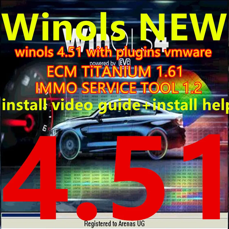 I Più Nuovi Winols 4.51 Con Plugin Auto Ecu Chip Tuning Software Vmware + Ecm Titanium + Immo Tool 1.2 + Ecu Remapping Lezioni