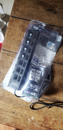 Extensão Hub Régua Usb 2.0 - 7 Portas Pc Hd Externo Pendrive photo review
