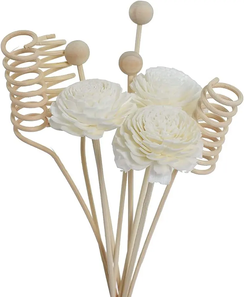 Description Picture 6 of item50/100pcs 6 kinds of natural reed aromatherapy oil diffuser rattan stick perfume volatiles for home decoration refill stick