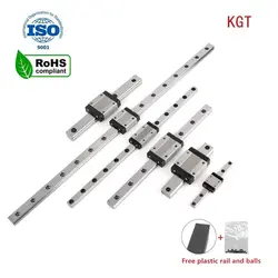 Premium Miniature Linear Guide Rail Slide Carriage for 3D Printing and CNC Applications (100mm to 1000mm) (MGN12H)