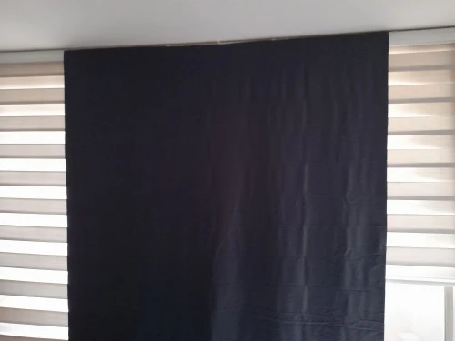 Convenient No Drilling 99% Blackout Bedroom Bay Windows Modrn Short Curtains photo review