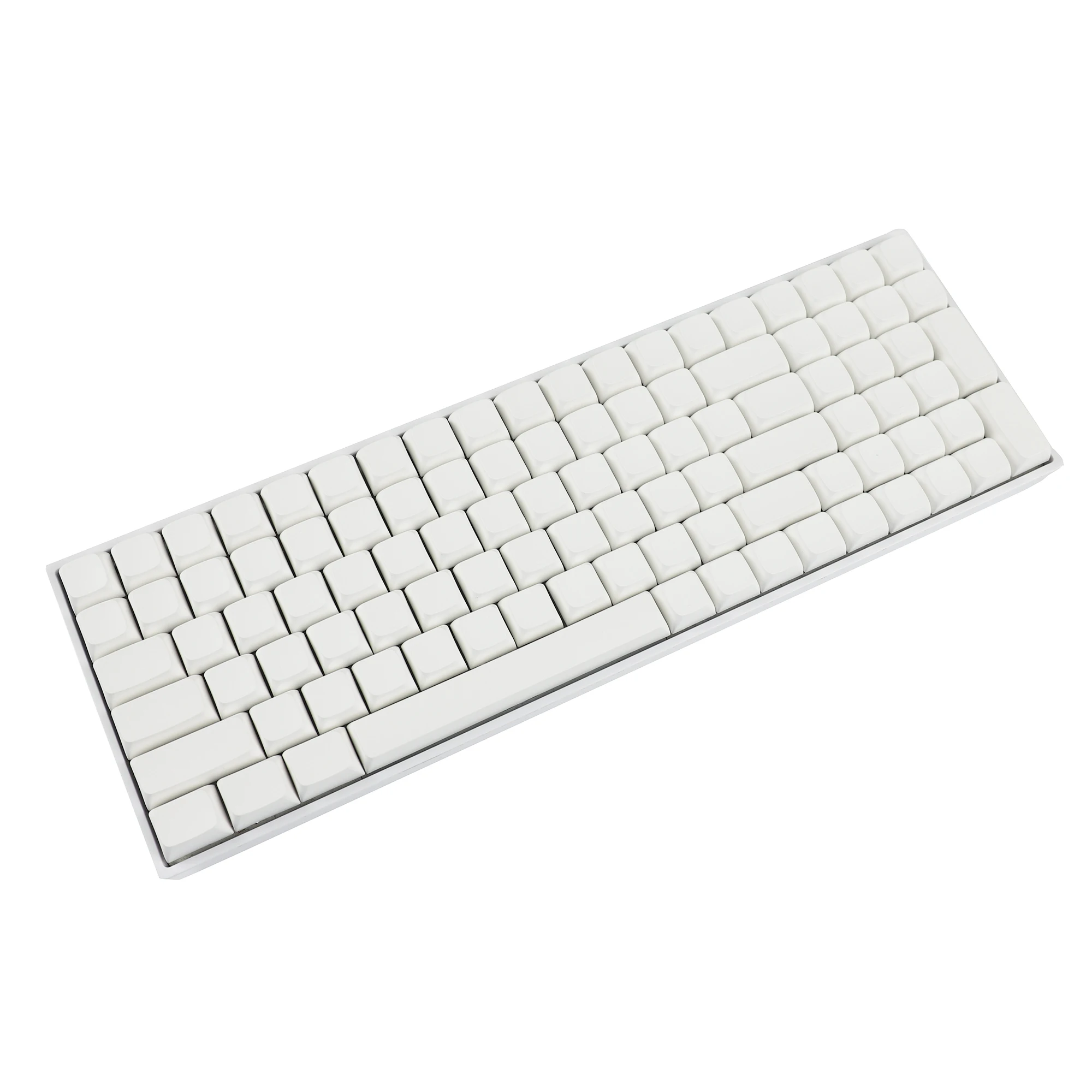 Zda-keycap Branco Grosso Pbt em Branco Tecla para Gk61 64 68 96 Kbd75 Asas Preonic Planck Filco Sp64 Sp84 Ansi Iso Xda v2 - Imagem 4