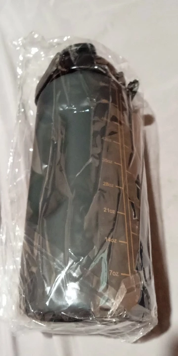 Kit da Garrafa de Água Squeeze Motivacional Com Adesivos 300ML+900ML+2000ML photo review