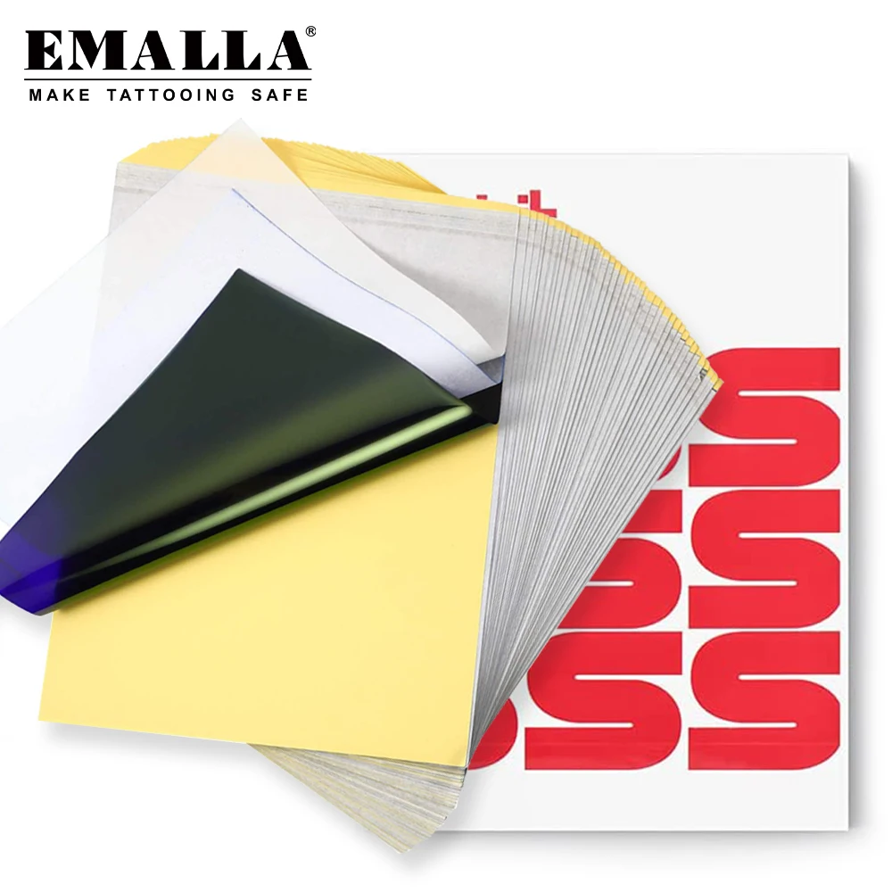 5/10Pcs Transfer Paper Tattoo Stencils Copier Sheets Spirit Master Freehand A4 Size Paper Tattoo
