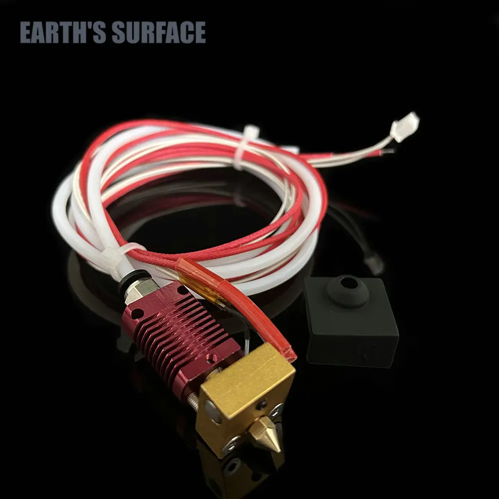 ES-3D 프린터 부품 Ender-3/CR10 J 헤드 핫엔드 키트, 히터 서미스터 포함 알루미늄 히트 블록, Ender-3/CR10 3D 프린터 핫엔드용