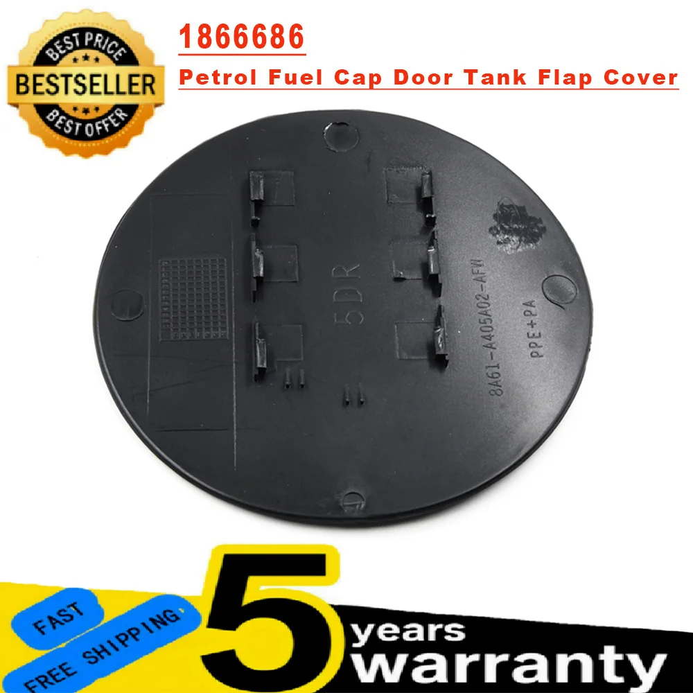 For Ford Fiesta 2008 &ndash; 2012 1866686 Oil Filler Gas Petrol Fuel Tank Cover Door Flap Cap 2009 2010 2011 08 09 10 11 12 5.0