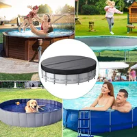 1 ชิ้นกันน้ําพับรอบสระว่ายน้ํา,กันน้ํา,กันฝุ่น,แมลง,สําหรับ Inground Pool Protectorฝุ่น 2