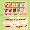 2 in 1 Magnetic Color Sorting Maze & Drawing Board Toddler Montessori Toys Number Matching Learning Counting Preschool Activity 4